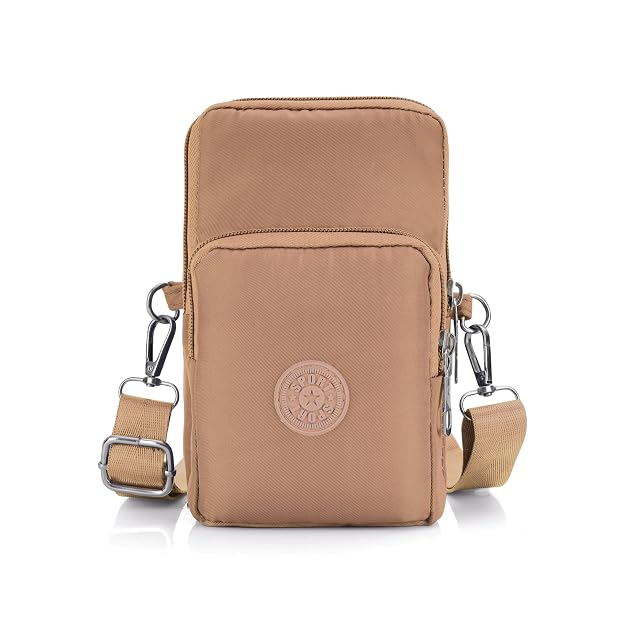 Bag in Women’s Floral Crossbody Phone Bag – Multi-Pocket Small Shoulder Purse with Adjustable Strap