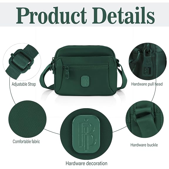 J I Luxury Style Mini Crossbody Sling Bag for Women – Compact, Durable & Multi-Compartment Design