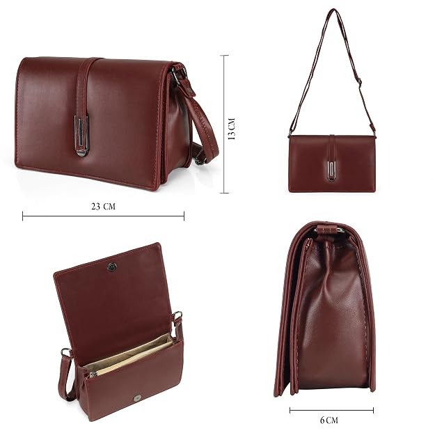Bag in Sling Bag for Women | Trendy & Elegant Shoulder Crossbody Bag with Adjustable Strap | Lightweight Stylish Handbag for Daily & Party Use
