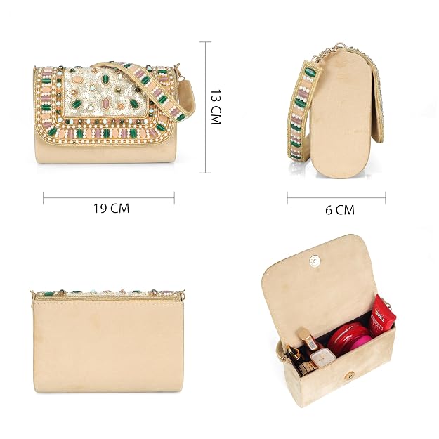 Bag in Women's Quilted Handbag Elegant Shoulder Bag with Chain Strap and Magnetic Closure Perfect for Everyday Use, Parties, and Formal Outings