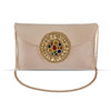 Bag in Elegant Black Beaded Clutch Bag Sophisticated Evening Purse with Gold Embellishments Ideal for Formal Events, Parties, and Weddings