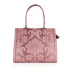 Bag in Elegant Damask Patterned Handbag for Women Chic Designer Shoulder Bag with Durable Handles Perfect for Formal & Casual Outings