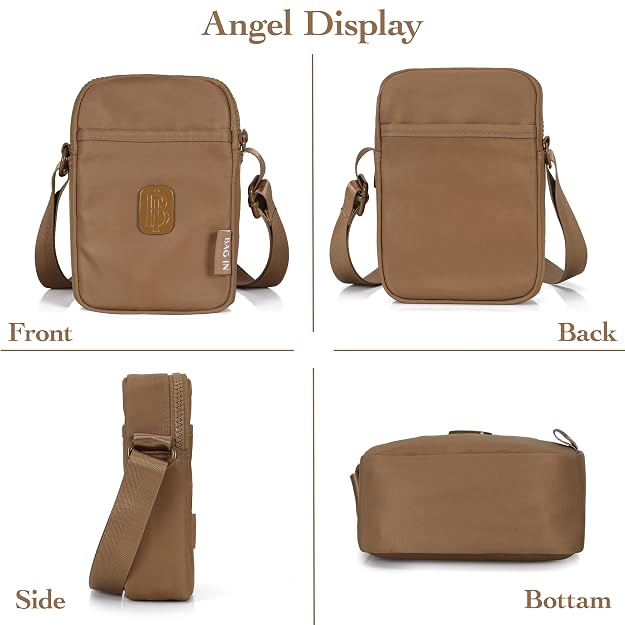 Bag in Mini Crossbody Sling Bag for Women Compact Shoulder Pouch with Adjustable Strap