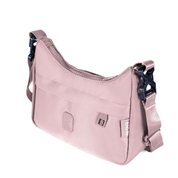 Bag in Women’s Small Crossbody Bag, Lightweight Nylon Shoulder Purse with Zipper Pocket, Adjustable Strap