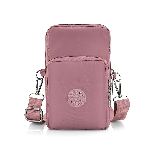 Bag in Women’s Floral Crossbody Phone Bag – Multi-Pocket Small Shoulder Purse with Adjustable Strap