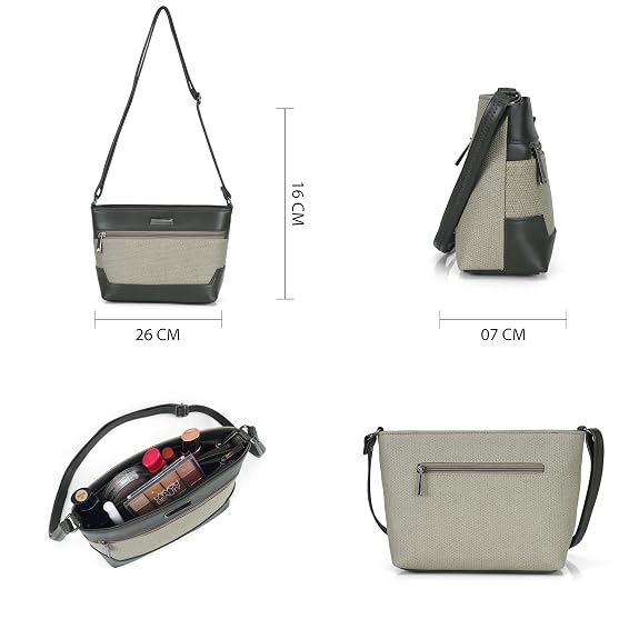 J I ACCESSORIES Sling Bag for Women – Stylish Crossbody Handbag for Travel, Office & Evening Use