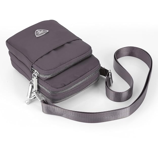 Bag in Multi-Compartment Crossbody Phone Bag for Women Stylish and Compact Zippered Pouch with Adjustable Strap – 8 Trendy Colors for Everyday Use