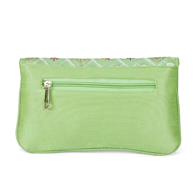BAG IN Handmade Embroidered Sling Clutch – Wedding, Party & Festive Occasion Purse