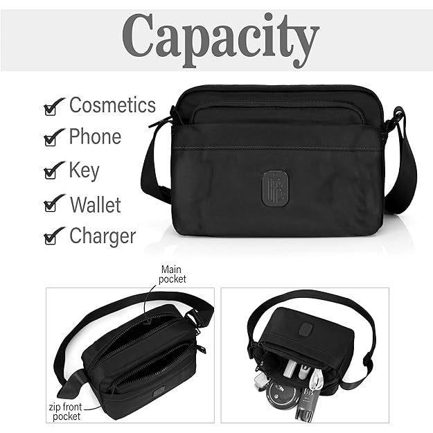 Bag in Women’s Crossbody Bag with Adjustable Strap – Lightweight Shoulder Purse