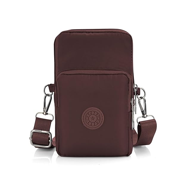 Bag in Women’s Floral Crossbody Phone Bag – Multi-Pocket Small Shoulder Purse with Adjustable Strap