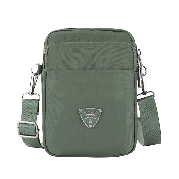 Bag in Multi-Compartment Crossbody Phone Bag for Women Stylish and Compact Zippered Pouch with Adjustable Strap – 8 Trendy Colors for Everyday Use