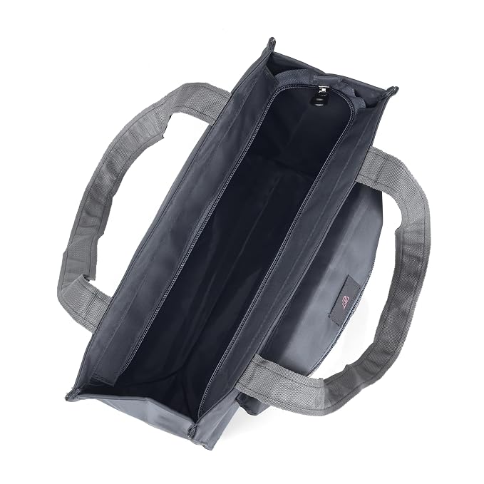 Bag in Foldable Tote Bag for Travel & Grocery – Floral Design, Zipper Closure