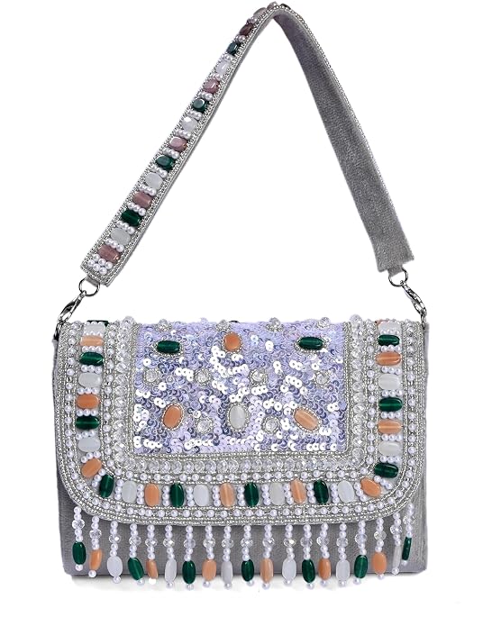 J I Accessories Women wedding designer clutch purse