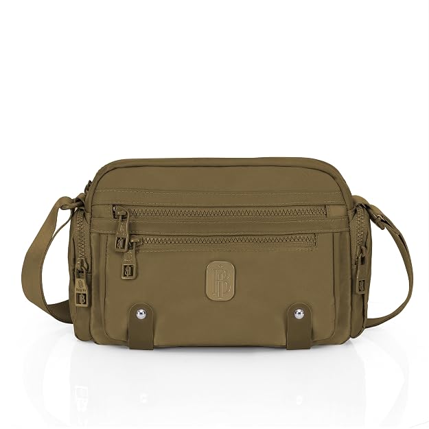 Bag in Fashionable Crossbody Messenger Bag for Women | Durable Nylon Side Bag with Zip Closure