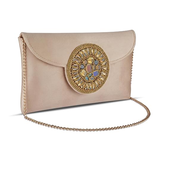 Bag in Elegant Black Beaded Clutch Bag Sophisticated Evening Purse with Gold Embellishments Ideal for Formal Events, Parties, and Weddings
