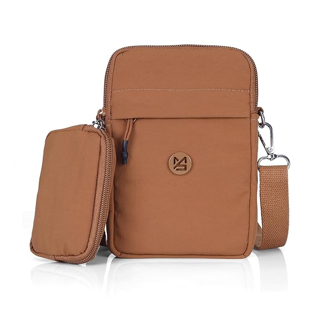 BAG IN Small Crossbody Bag for Women with Detachable Pouch – Multi-Color Travel Shoulder Bag, Light weight Phone Purse with Adjustable Strap