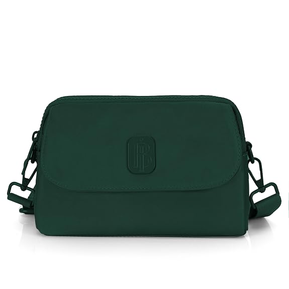 J I Women’s Small Crossbody Bag, Lightweight Shoulder Sling Purse with Adjustable Strap, Flap & Zipper Closure for Travel and Daily Use