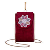 Bag in Women's Flower Beaded Mobile Pouch