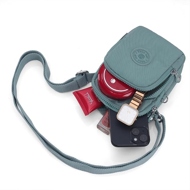 J I Premium Crossbody Sling Bag Multi-Pocket Travel Shoulder Bag For women's
