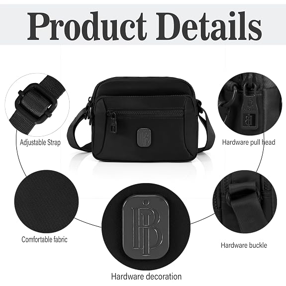 J I Luxury Style Mini Crossbody Sling Bag for Women – Compact, Durable & Multi-Compartment Design