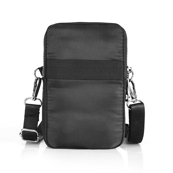 Bag in Bag In Floral Crossbody Bag with Multiple Zippered Compartments - Compact, Stylish and Convenient for Travel and Daily Use