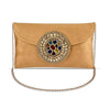 Bag in Elegant Black Beaded Clutch Bag Sophisticated Evening Purse with Gold Embellishments Ideal for Formal Events, Parties, and Weddings