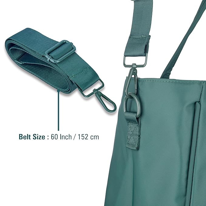 Bag in Women’s Tote Bag with Zipper & Adjustable Shoulder Strap – Lightweight Large Handbag for Work, Travel & Daily Use