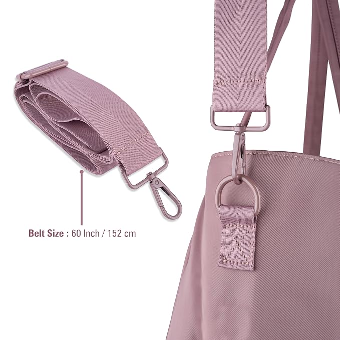 Bag in Women’s Tote Bag with Zipper & Adjustable Shoulder Strap – Lightweight Large Handbag for Work, Travel & Daily Use