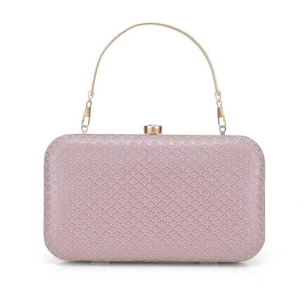 BAG IN Women Evening Hand Clutch | Ladies Party Wedding Purse with Chain Strap