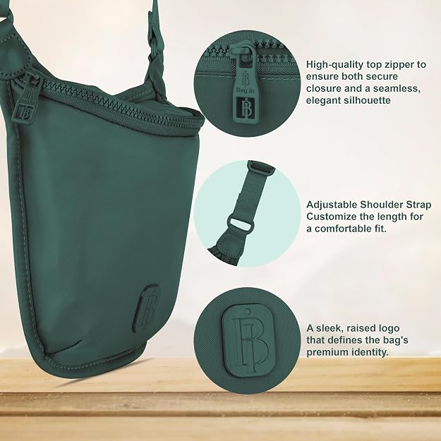 Bag in Premium Crossbody Sling Bag for Women, Compact Travel Shoulder Bag with Adjustable Strap, Everyday Casual Messenger Bag