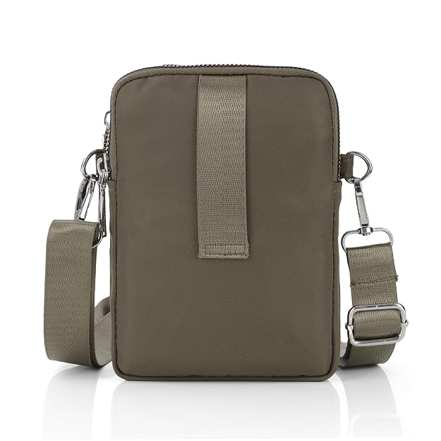 Bag in Multi-Compartment Crossbody Phone Bag for Women Stylish and Compact Zippered Pouch with Adjustable Strap – 8 Trendy Colors for Everyday Use