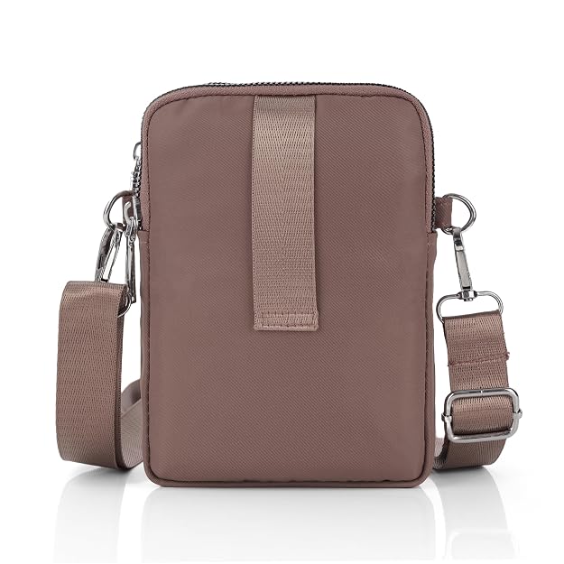 Bag in Multi-Compartment Crossbody Phone Bag for Women Stylish and Compact Zippered Pouch with Adjustable Strap – 8 Trendy Colors for Everyday Use