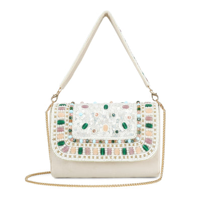 Traditional Bridal Handbag with Beadwork